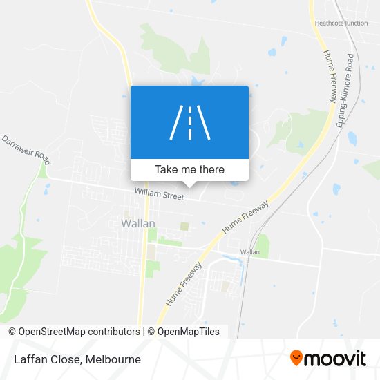 Laffan Close map