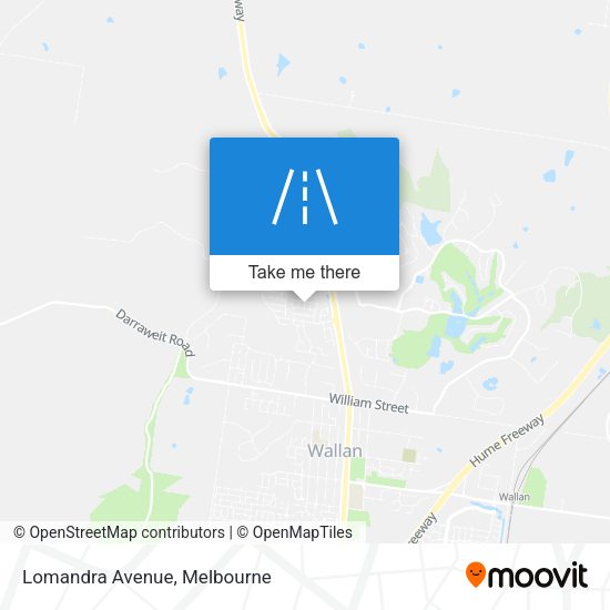 Lomandra Avenue map