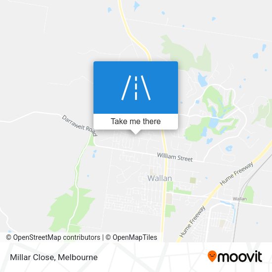 Millar Close map