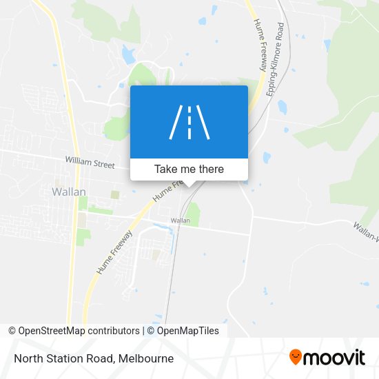 North Station Road map