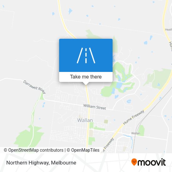 Northern Highway map