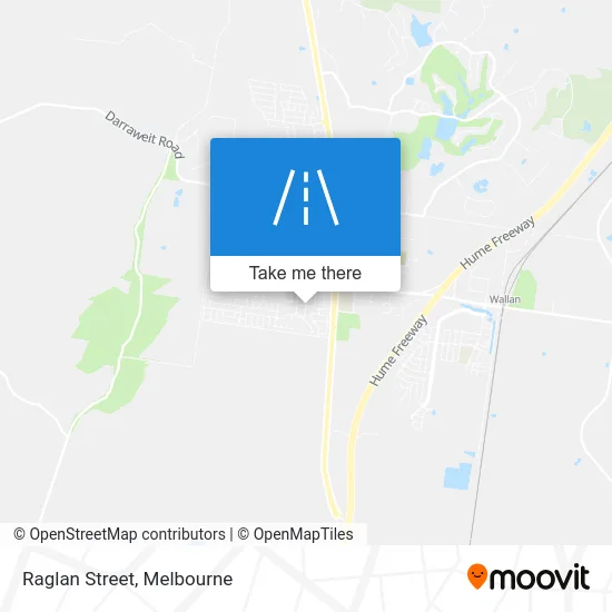 Mapa Raglan Street