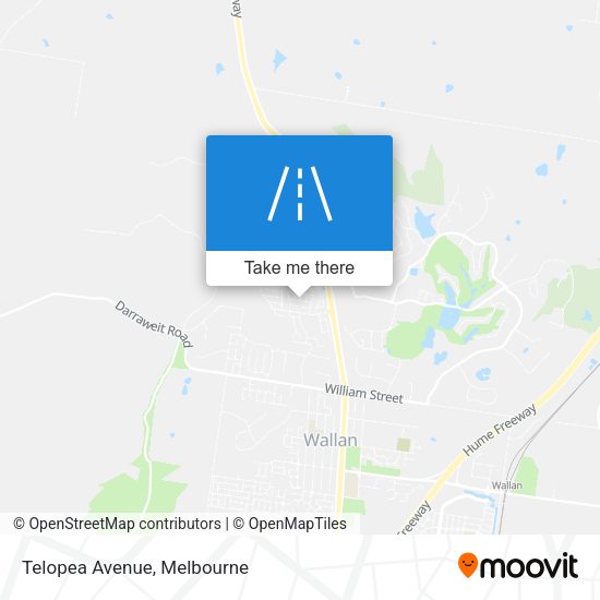 Telopea Avenue map