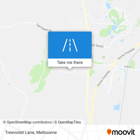 Treeviolet Lane map