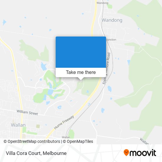 Villa Cora Court map