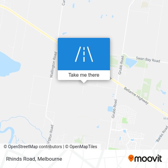 Rhinds Road map