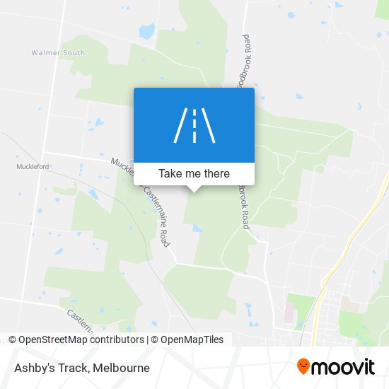 Ashby's Track map
