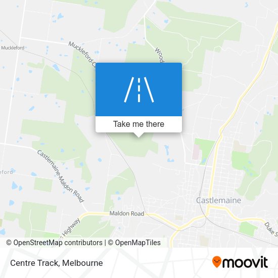 Centre Track map