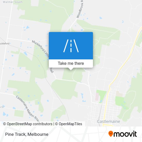 Pine Track map