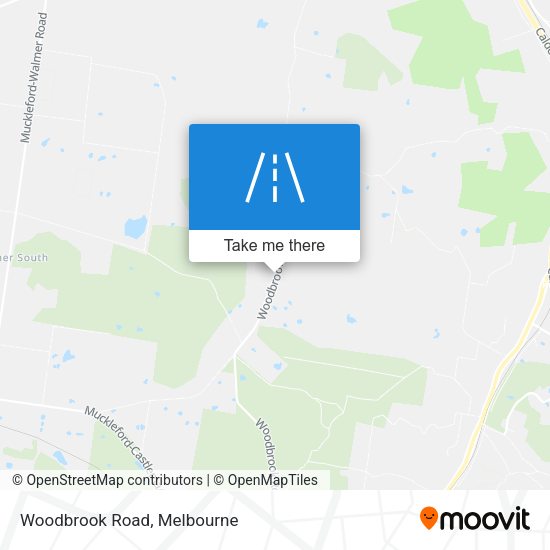 Woodbrook Road map