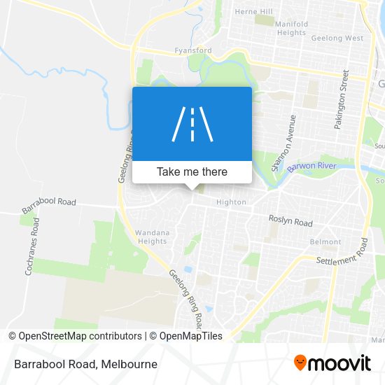 Barrabool Road map