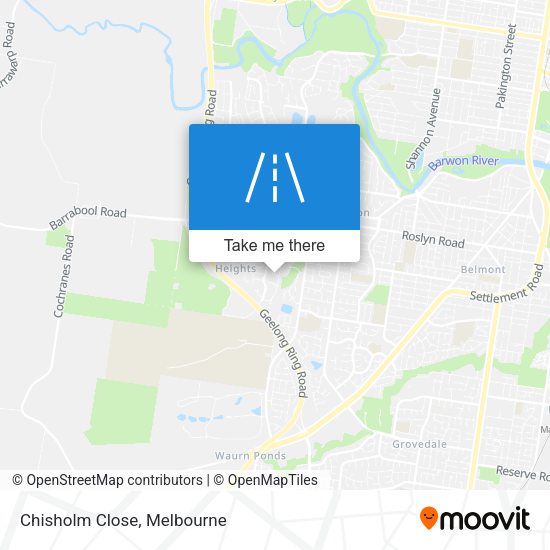 Chisholm Close map