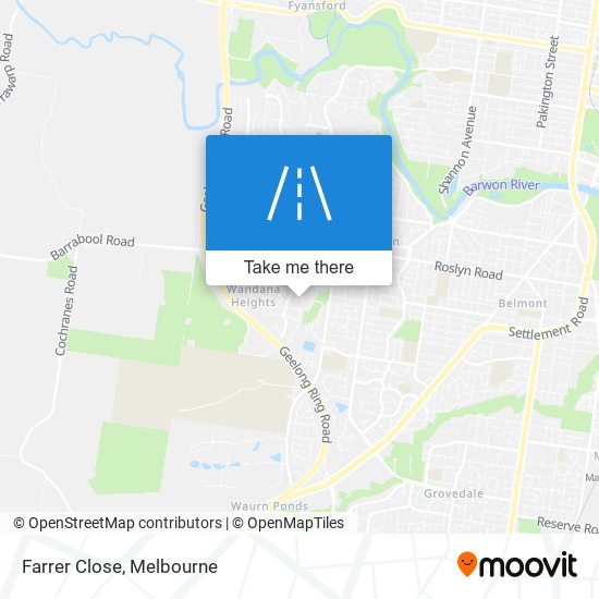 Farrer Close map