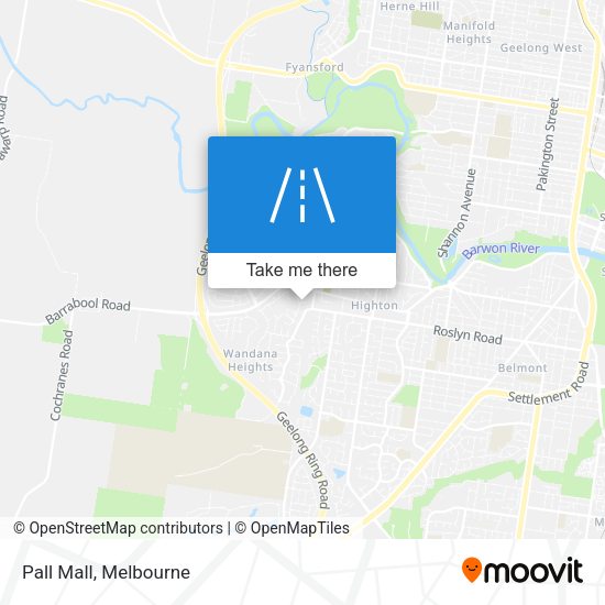 Pall Mall map