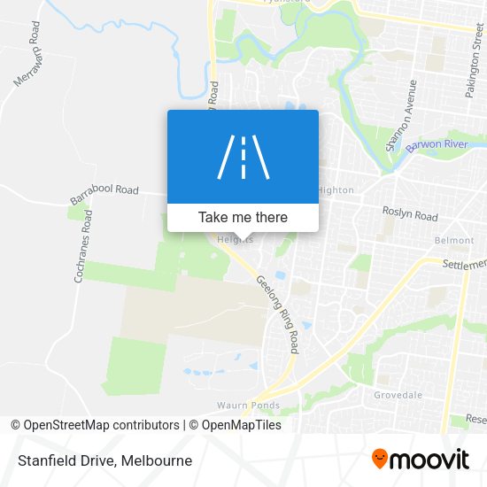 Stanfield Drive map