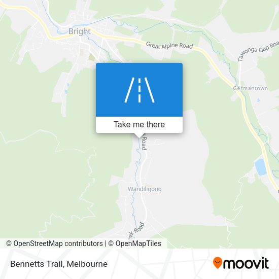 Bennetts Trail map