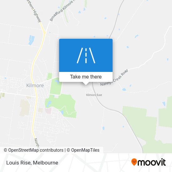 Louis Rise map
