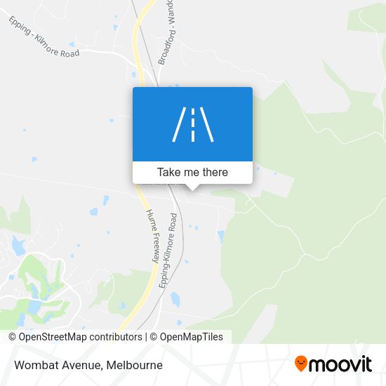 Wombat Avenue map