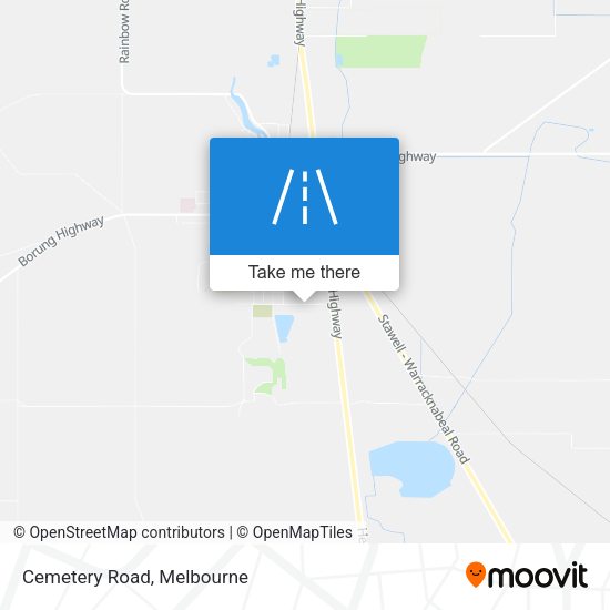 Cemetery Road map