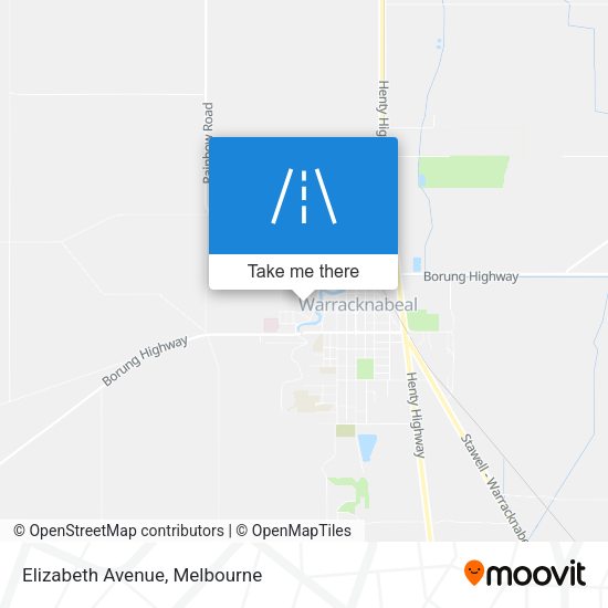 Elizabeth Avenue map