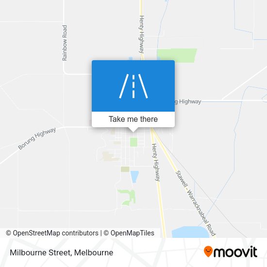 Milbourne Street map