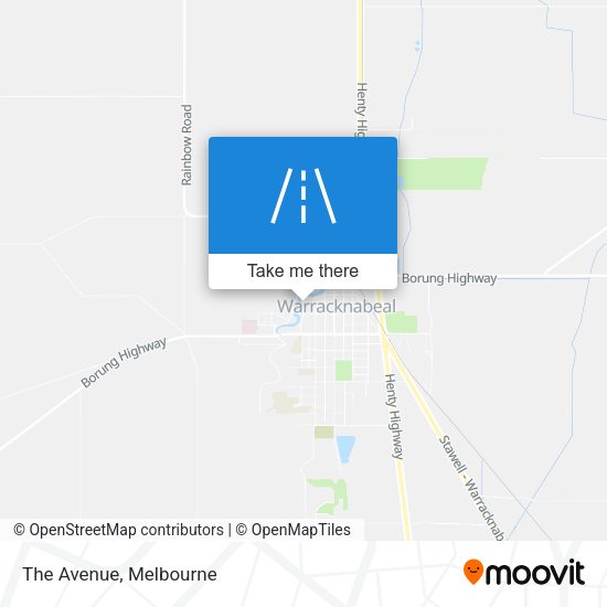 The Avenue map