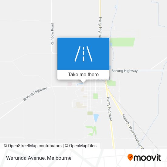 Warunda Avenue map