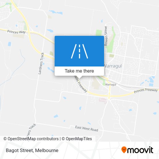 Bagot Street map