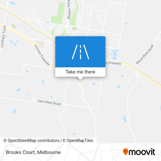 Brooks Court map