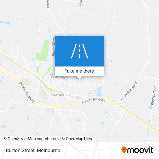 Burton Street map