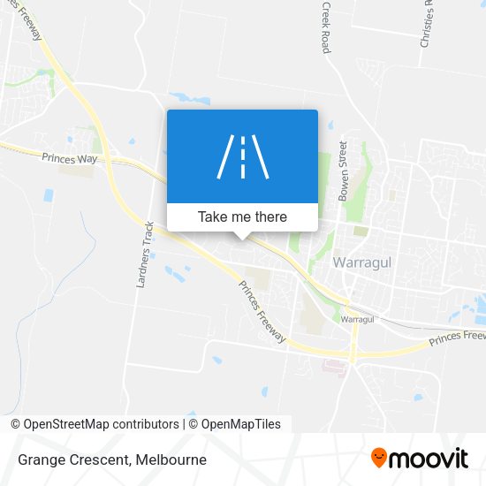 Grange Crescent map