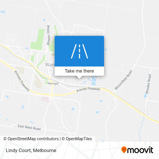 Lindy Court map
