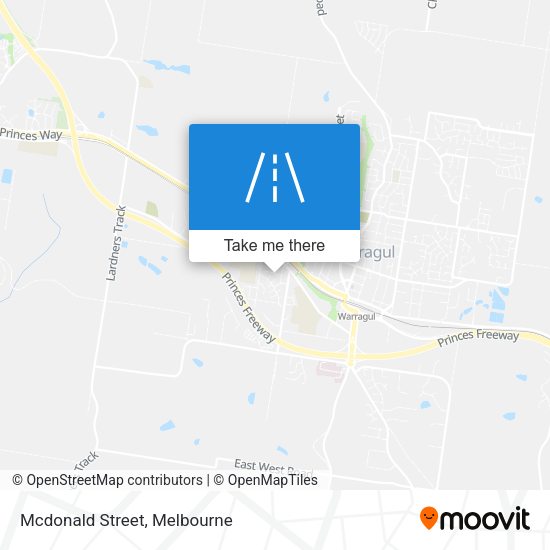 Mcdonald Street map
