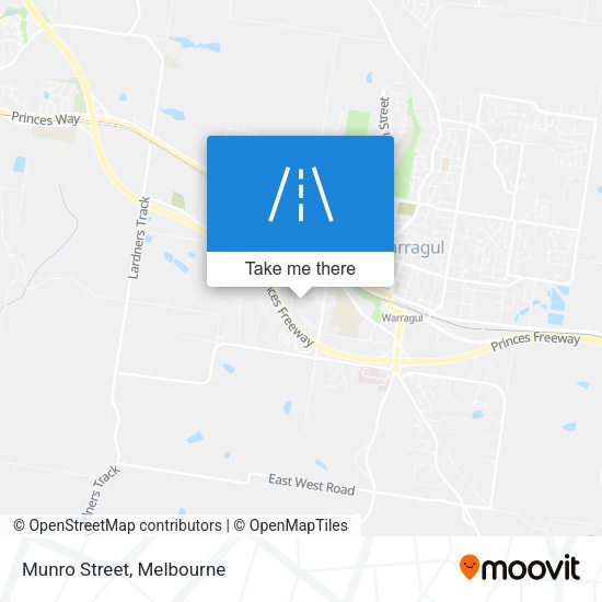 Munro Street map
