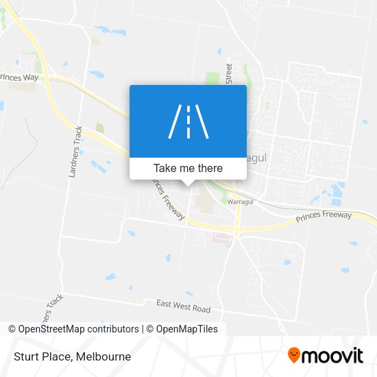 Sturt Place map