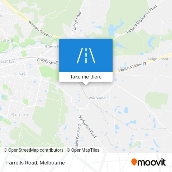 Farrells Road map