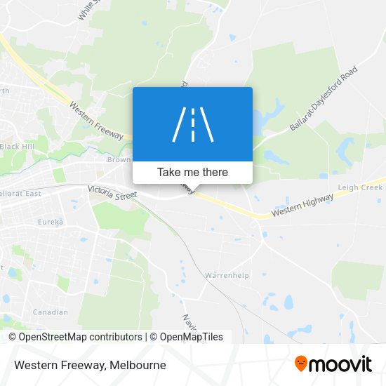 Western Freeway map