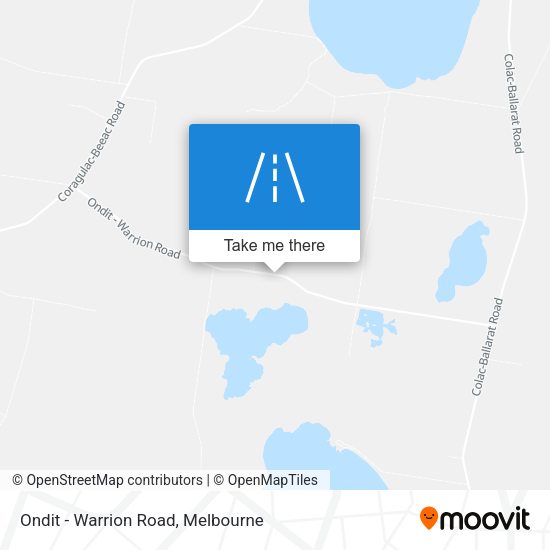 Ondit - Warrion Road map
