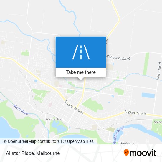 Alistar Place map