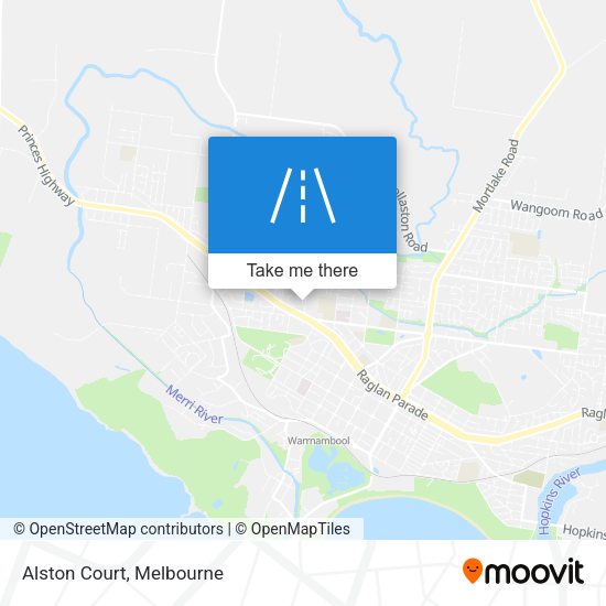 Alston Court map