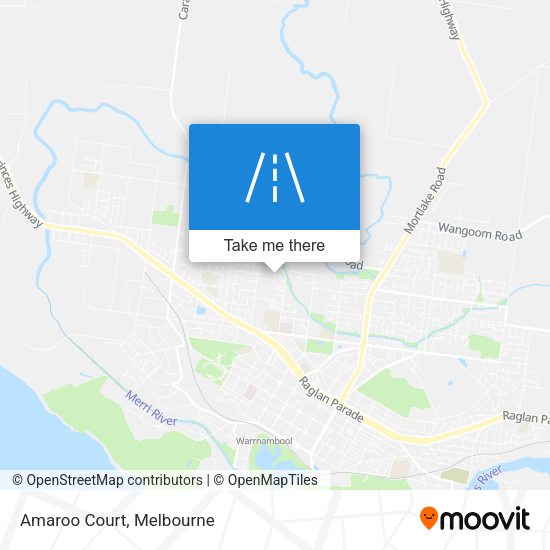 Amaroo Court map