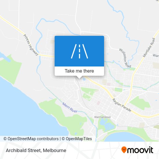 Archibald Street map