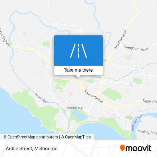 Ardlie Street map
