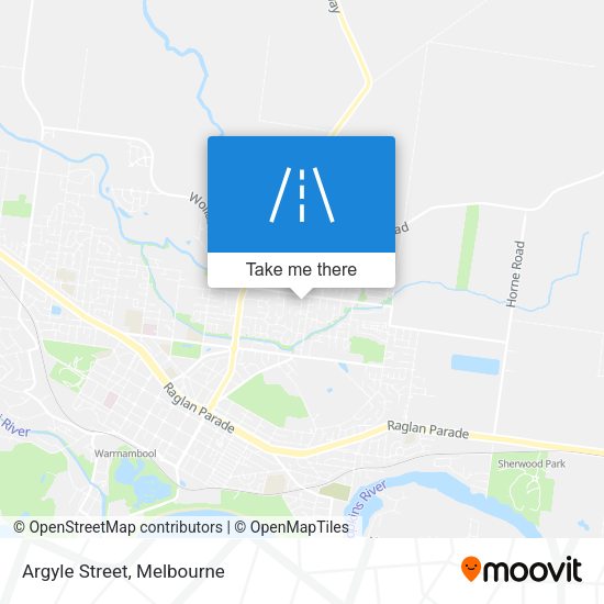 Argyle Street map