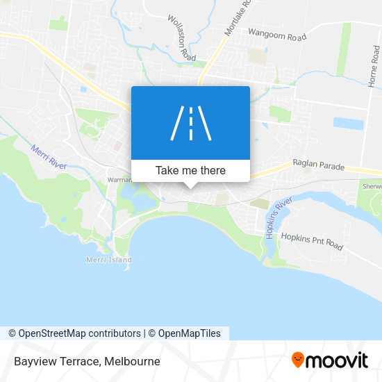 Bayview Terrace map
