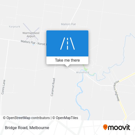 Bridge Road map