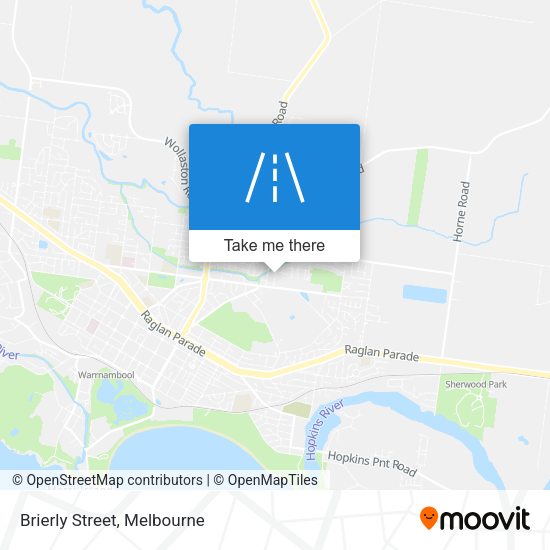 Brierly Street map