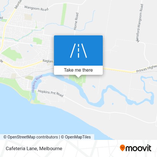 Cafeteria Lane map