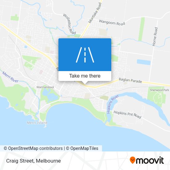 Craig Street map