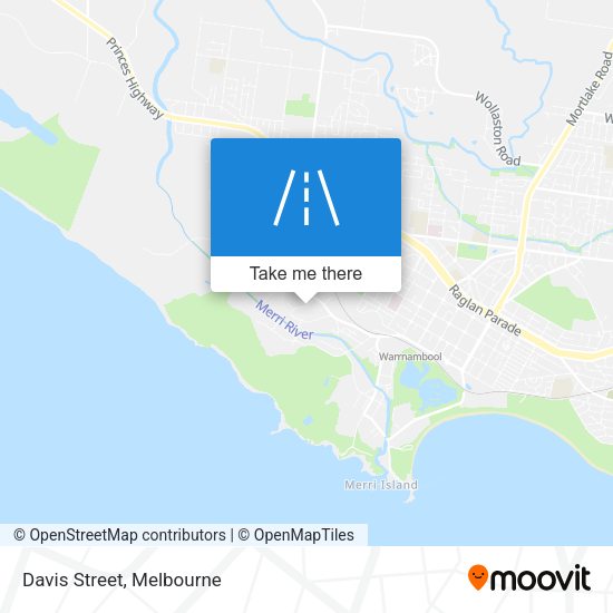 Davis Street map